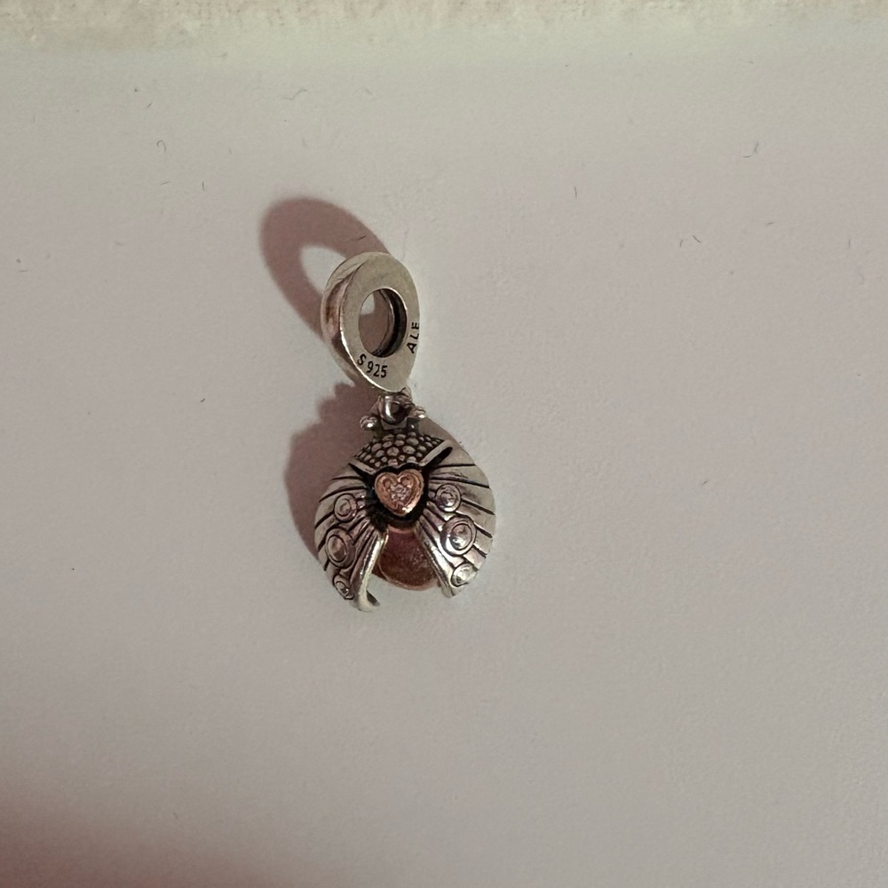 Pandora Silver Butterfly Charm Pendant